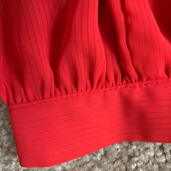 Vintage Sheer Red California Skirt - Picture 5 of 13